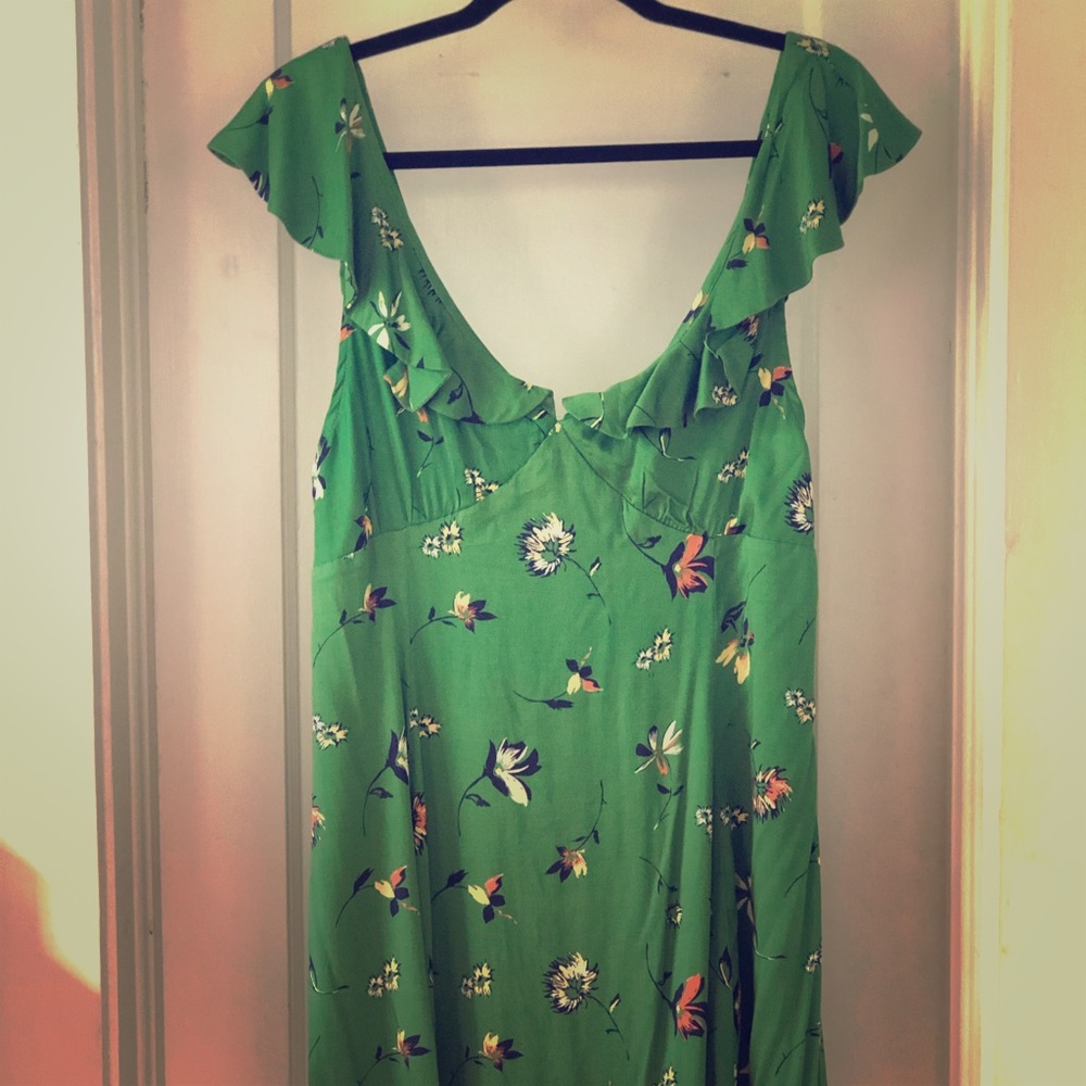 KIMCHI BLUE Green Cocktail Dress